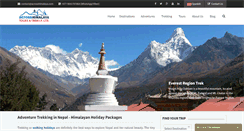 Desktop Screenshot of acrosshimalaya.com